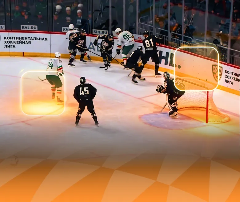 Куда полетит шайба — изображение игры